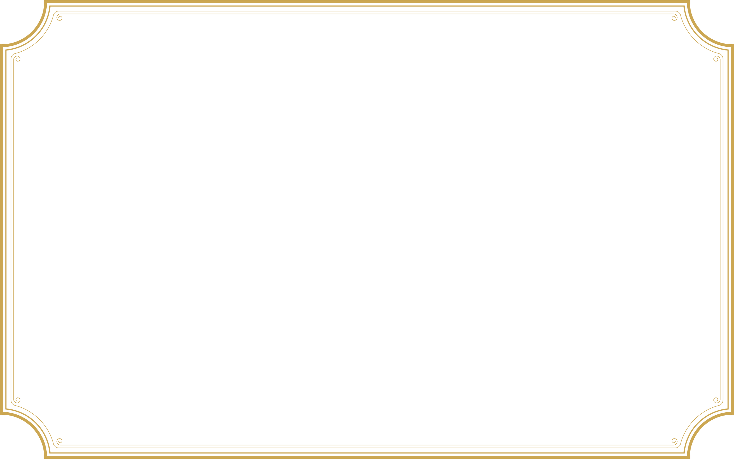 Abstract Gold Border Frame