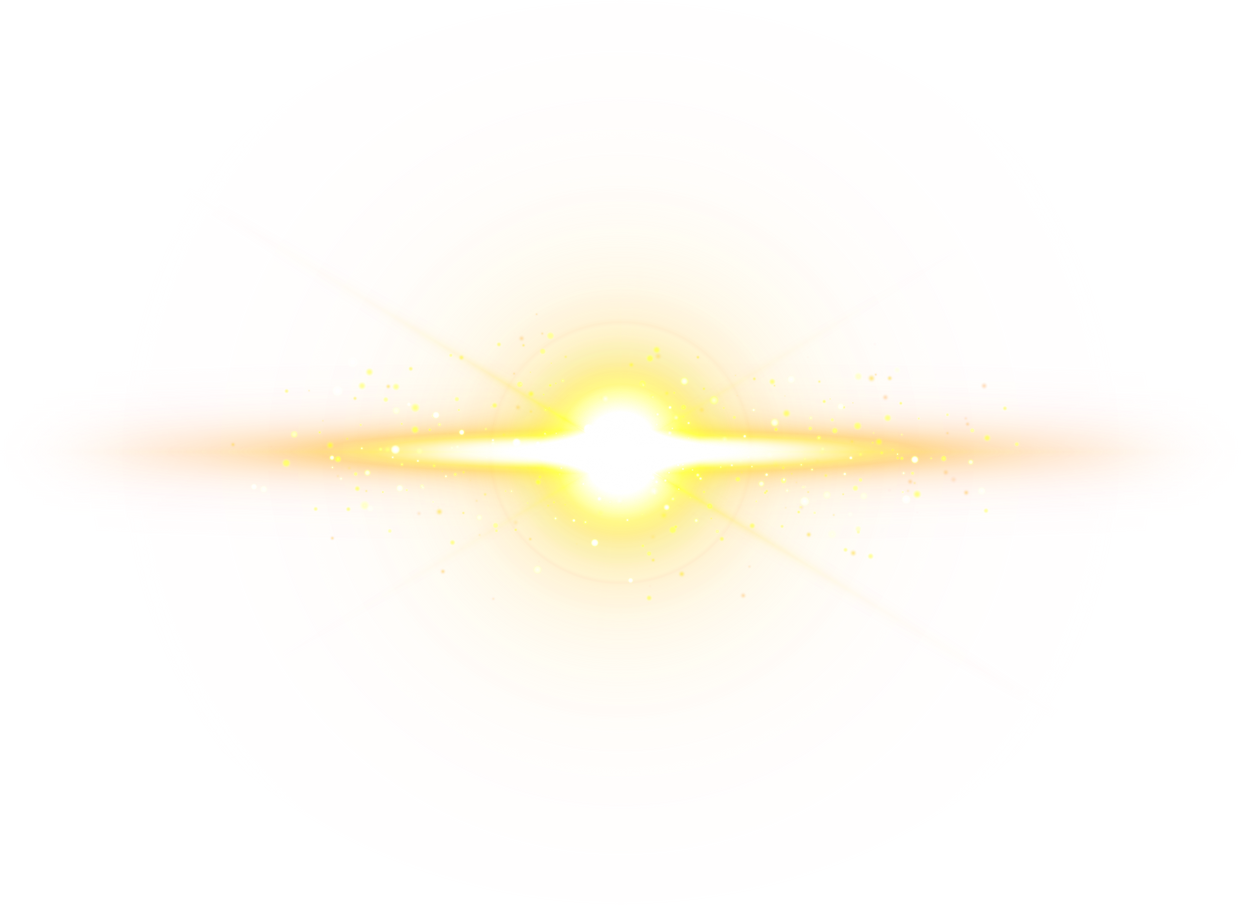 lens flare golden light dust particle magic style