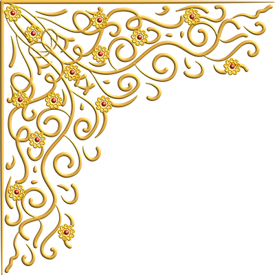 golden corner border